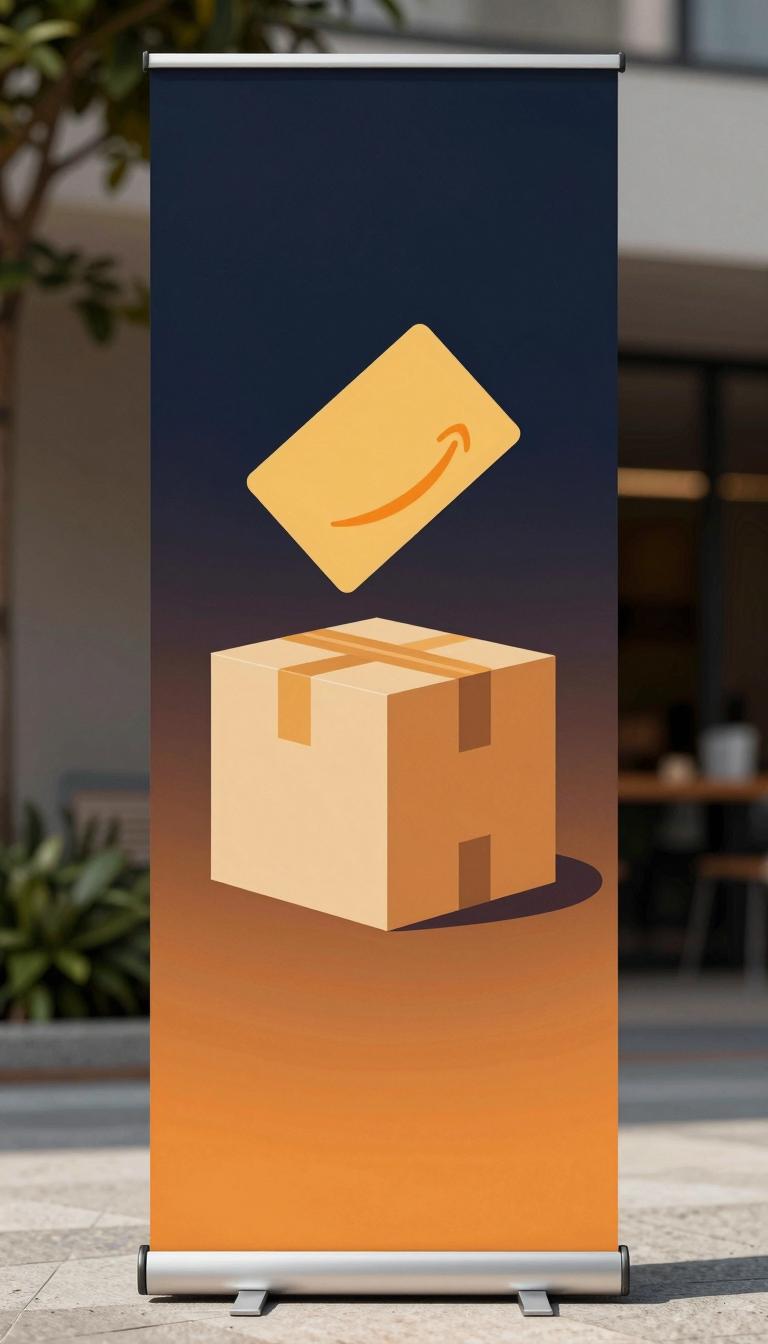 Amazon trade-in box with gift card and video game controller
